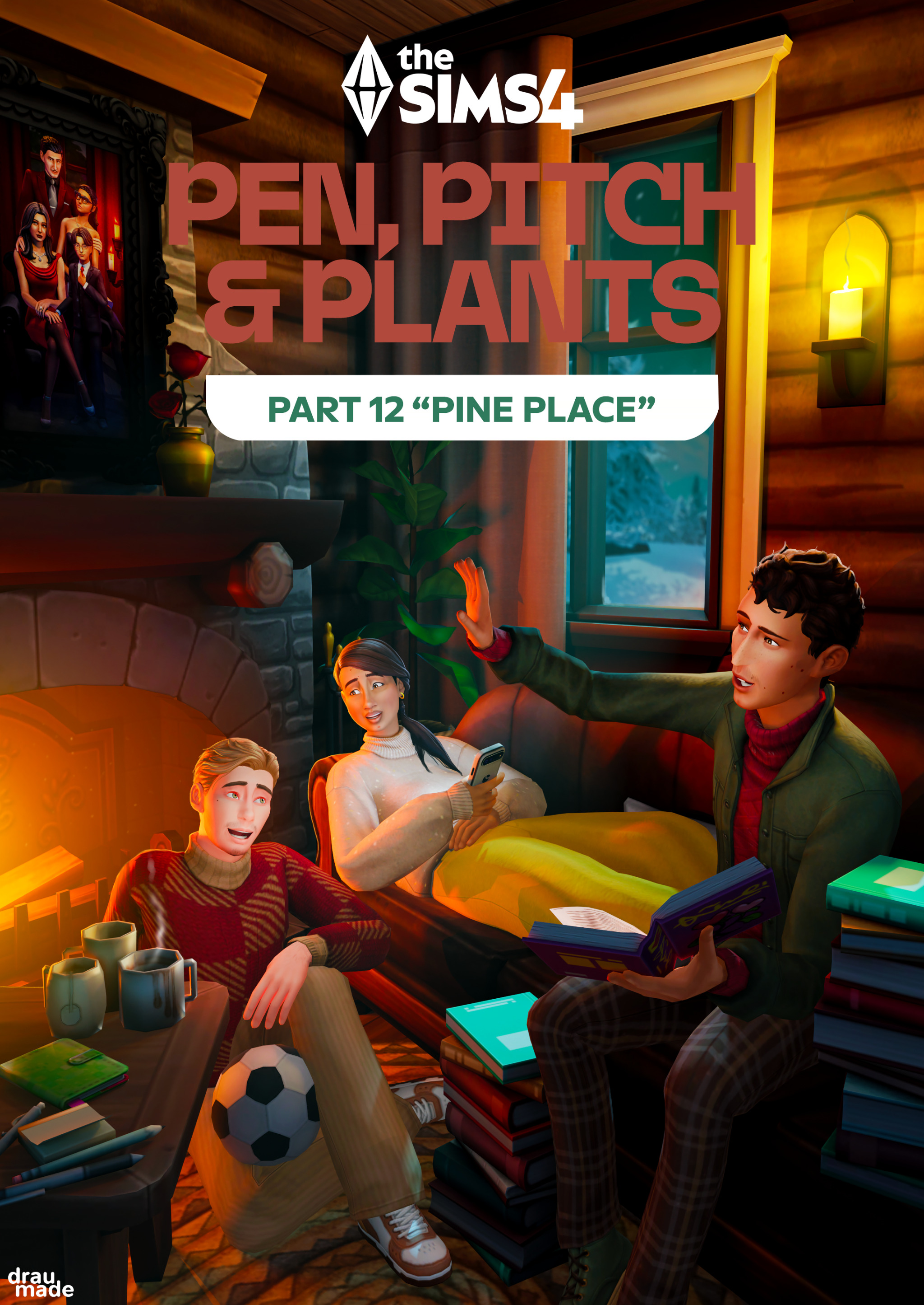 pen, pitch & plants — pine place cover