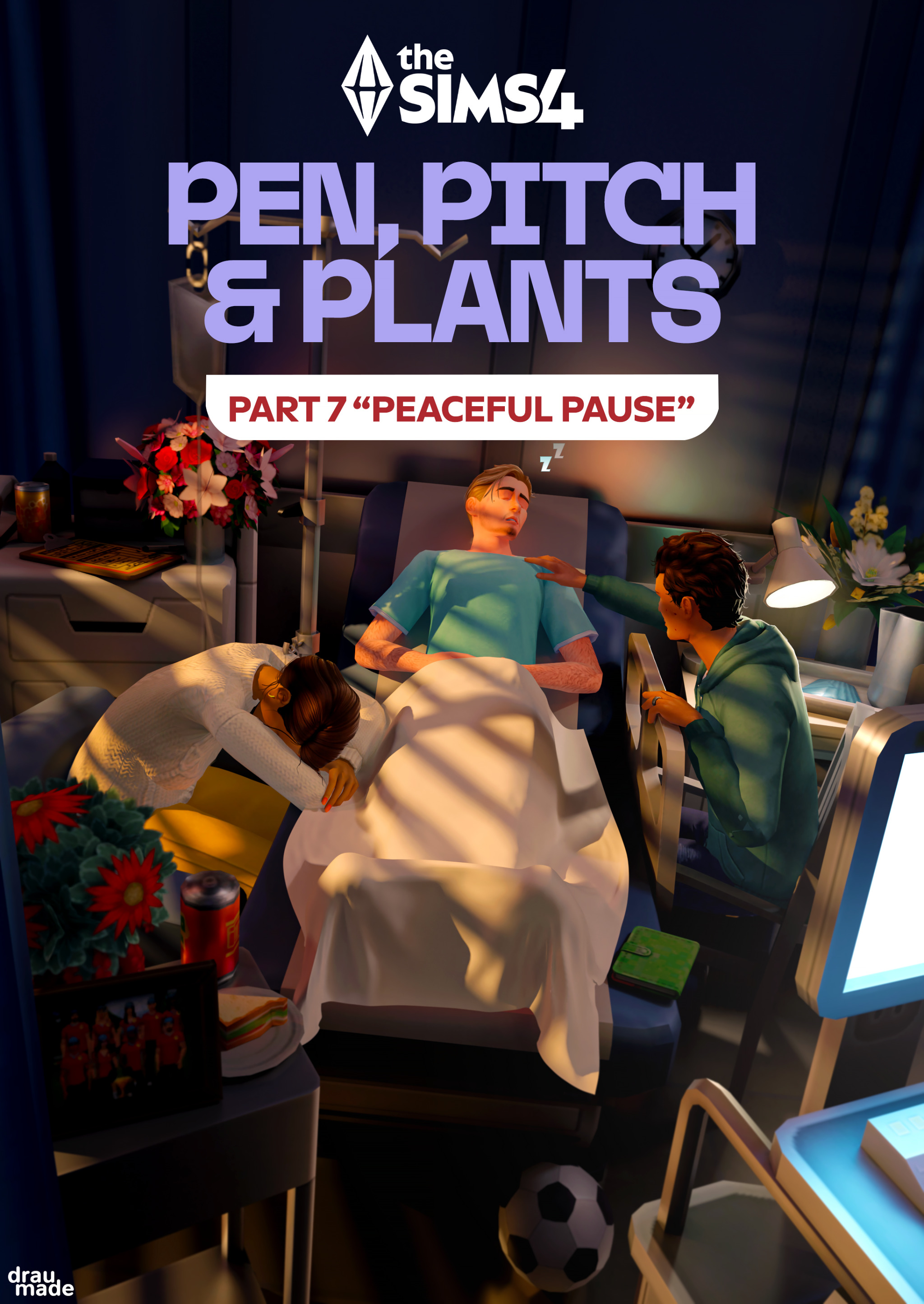 pen, pitch & plants — peaceful pause cover